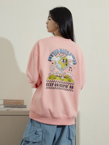 趣味地球漫游者背圖大學T