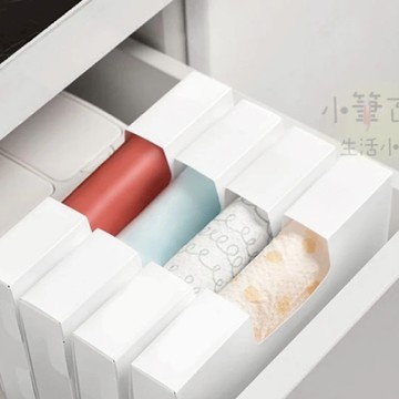 塑膠袋收納盒 收納盒 置物盒 抽取式收納盒 壁掛收納 廚房收納 保鮮袋收納 垃圾袋收納 整理盒 附背膠 PP158