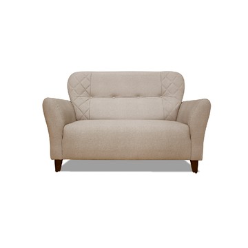 ASSARI-安井雙人座貓抓皮獨立筒沙發鐵灰黑