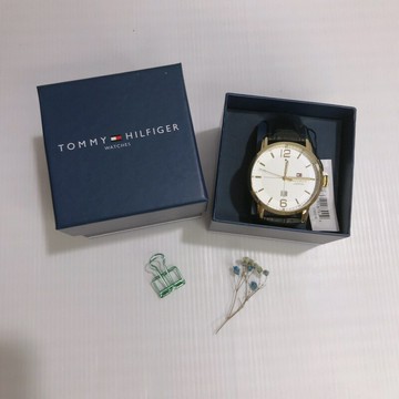 美國代購??台灣現貨 Tommy 男款手錶 皮錶帶男錶
