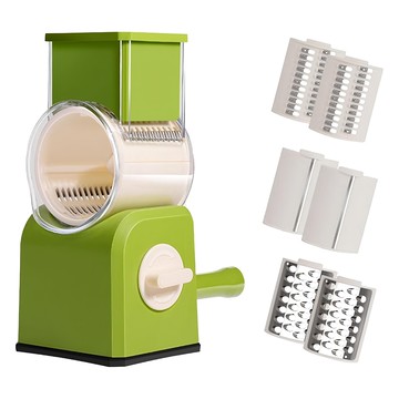 美國熱銷龍捲風多功能切菜組  13.5 x 10.7 x 26.1cm  綠色 + 白色 + 透明色  1組