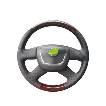 09-10-11-12-13款斯柯達老款明銳晶銳速派老昊銳真皮手縫方向盤套