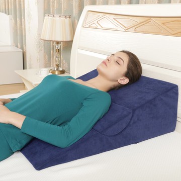 倒流老人床上靠墊靠枕靠背枕床頭三角墊大靠背墊孕婦腰靠斜躺 森馬先生旗艦店