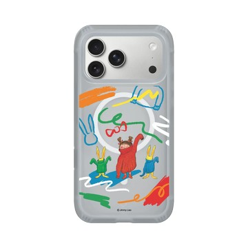 iPhone 17 Pro Max AirX 流變灰 - 幾米 Jimmy Liao - 兔子系列-大毛衣