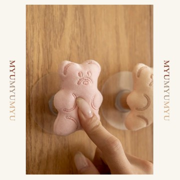 隔日到貨｜小熊軟糖無痕掛勾 可愛造型掛鉤 免釘免打孔 強力貼式掛勾 廚房浴室收納掛勾 壁掛多功能｜MYUMYU 沐慕家居