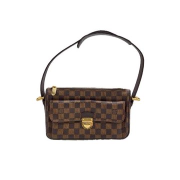 【二手精品 9.8成新】 LV奔馳限量款棋盤格手拿/側背包  編號L51