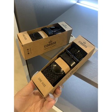 頭一回見！好東西！59.9歐！彈力不勒腰電鍍合金扣頭立體編織腰帶