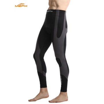 MZPX壓縮褲K款男戶外健身運動跑步籃球訓練支撐護膝腰速干緊身褲