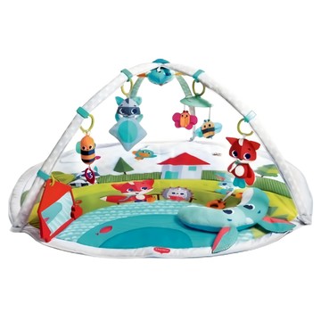 Tiny Love 美國 玩偶健力遊戲墊  快樂草原 藍色  1個