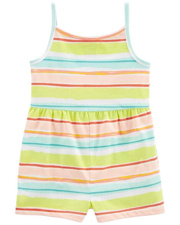 Toddler Striped Jersey Romper