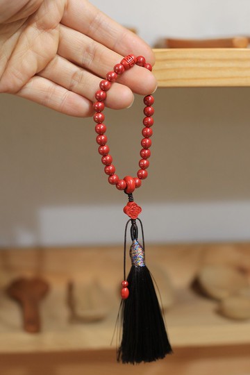 春秋原創 全手工編繩 | 彩金流蘇 帝王砂手鏈 車掛 包掛 | 新年禮