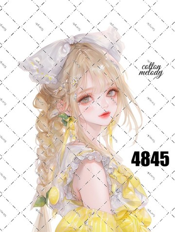 original sticker no.4845 人物貼紙 原創貼紙 原創人物貼紙 裝飾貼紙 cotton melody
