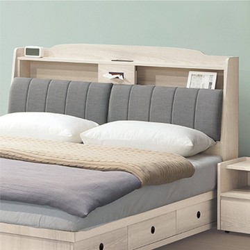 【文創集】菲柏6尺貓抓皮革雙人加大床頭箱(不含床底＋不含床墊)-182.5x24x107cm免組