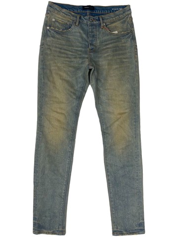 Purple Brand - P001 Glitter Dirty skinny jeans - men - Cotton/Spandex/Elastane - 28 - Blue