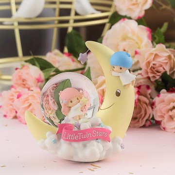 Little Twin Stars 月亮 水晶球擺飾