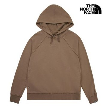 【The North Face 官方旗艦】 北面UE男款棕色長袖帽T｜8BTJBOW