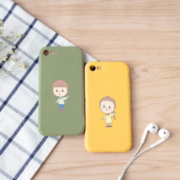 客製手機殼-日系昭和小丸子風【2個一組】