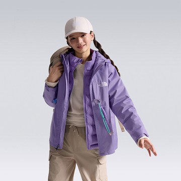 The North Face TEEN PERRITO 4-N-1 HOODED JACKET 中大童 兩件式外套 NF0A8CUSNNK
