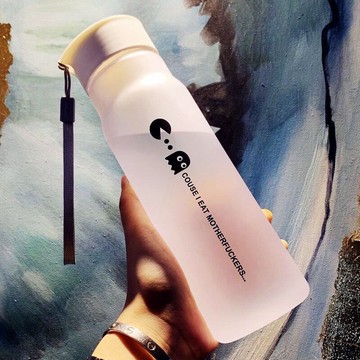 💗特惠💗ins簡約水杯 學生韓版隨手杯 家用大容量塑料杯 小型便攜運動杯子