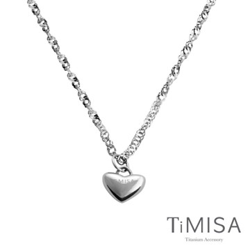 TiMISA《鈦真心(M)》純鈦項鍊(10E)