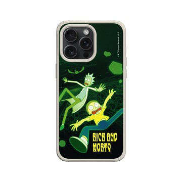iPhone 15 Pro Max SolidX 貝殼灰 - 瑞克和莫蒂 Rick and Morty - 瑞克和莫蒂-多元宇宙
