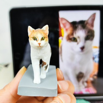 定製化貓咪 寵物 公仔 毛小孩 肖像畫 似顏繪 定製 紀念 禮物