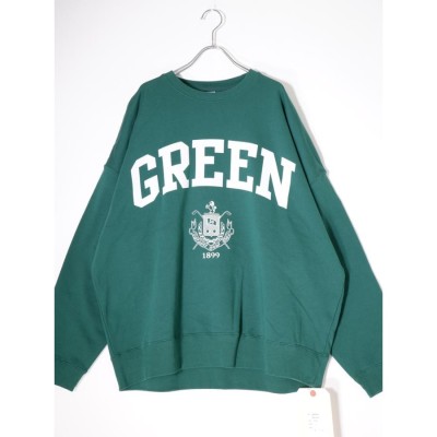 ジャクソンマティスJACKSON MATISSE 2023SS GREENカレッジスウェット