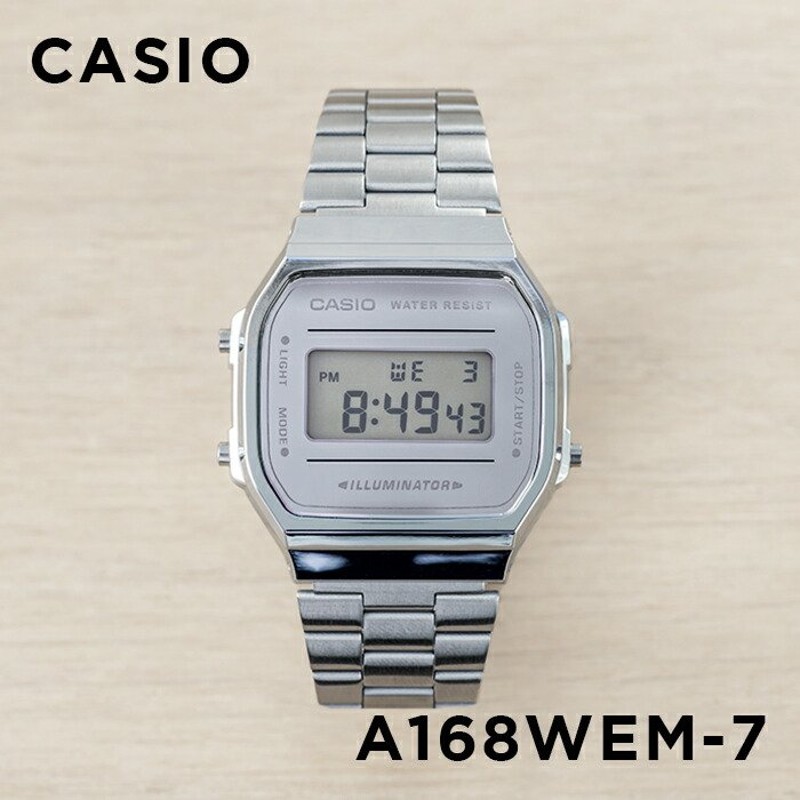 10年保証 日本未発売 CASIO STANDARD カシオ スタンダード A168WEM-7 腕時計 時計 ブランド メンズ レディース キッ 通販  LINEポイント最大0.5%GET | LINEショッピング