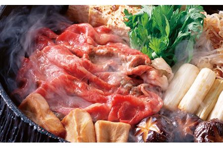 057茨城県産黒毛和牛肉　常陸牛ローススライスすき焼き用1,000g