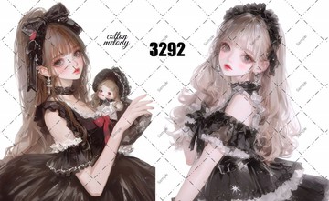 original sticker no.3292 人物貼紙 原創貼紙 原創人物貼紙 裝飾貼紙 cotton melody
