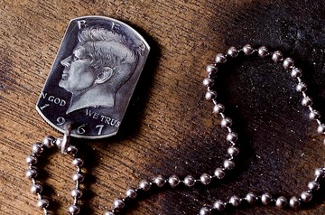 美國銀幣軍牌造型項鍊