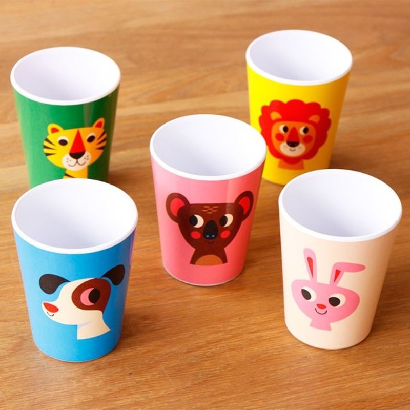 Omm Design Ingela P Arrhenius インゲラ アリアニウス メラミンコップ コップ カラフル 動物 子供用 子供 北欧雑貨 食 通販 Lineポイント最大0 5 Get Lineショッピング