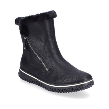RIEKER BLACK CASUAL CLOSED BOOTIES 黑色女款鞋子