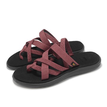 涼拖鞋 Voya Zillesa 女鞋 桃花心木紅 再生織帶拖鞋 快乾 拖鞋 1117032MMH