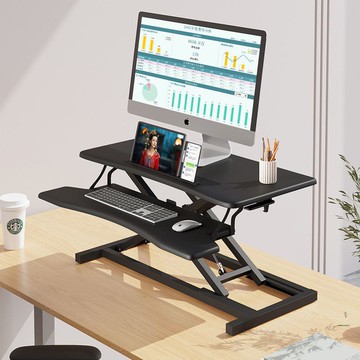 升降桌 折疊升降電腦桌 增高架 站立式可升降電腦桌臺式折疊辦公桌上增高架站著移動筆記本工作臺免運 全館八折 特惠/開立發票 特價出 zl1211