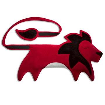 德國萊思綺Leschi｜後背暖腰袋(獅子造型-火紅色)