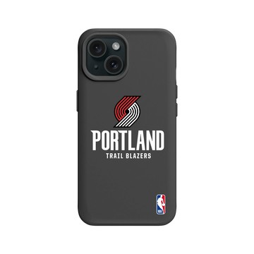 iPhone 15 SolidX 黑 - NBA - Logo-波特蘭拓荒者 Portland Trail Blazers - Light