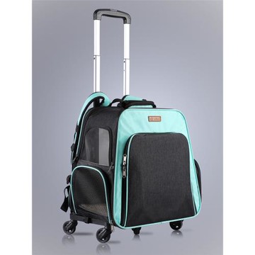 LDLC寵物外出拉桿箱便攜貓包小狗狗出行雙肩背包可拓展貓窩裝兩只