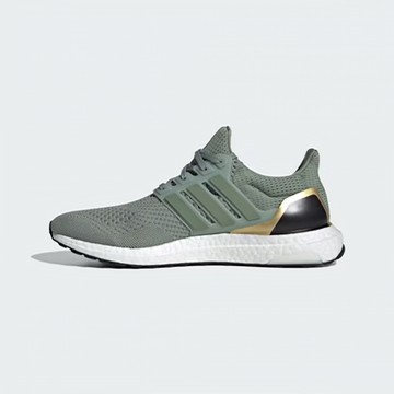 adidas 慢跑鞋 男鞋 運動鞋 緩震 ULTRABOOST 1.0 綠 IF5258 (8470)