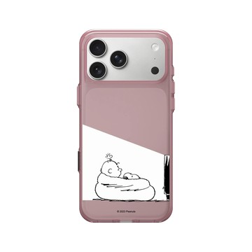 iPhone 17 Pro Max Clear (相機按鈕) 晶醺玫 - 史努比 Snoopy - Snoopy&Charlie Brown追劇時間