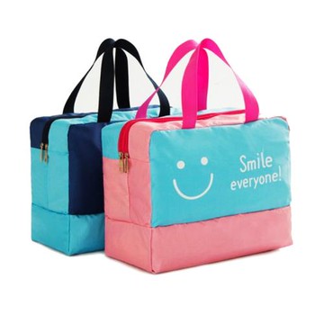 游泳包防水包干濕分離包旅行包女男沙灘游泳裝備收納手提輕便簡約