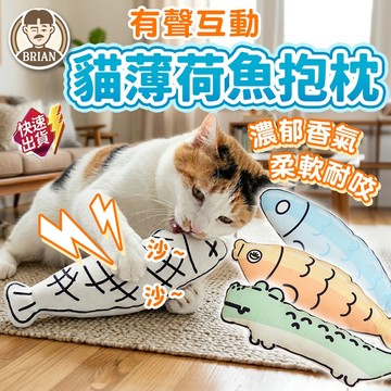 響紙貓薄荷玩具【布萊恩👨🏻隔日到貨】貓薄荷魚玩偶 響紙魚玩具 貓咪響紙 貓咪玩具 貓薄荷 逗貓玩具 磨牙玩具  寵物用品