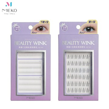 MEKO 專屬C位韓系單株睫毛(附夾子) /假睫毛/上下單株睫毛【官方旗艦店】