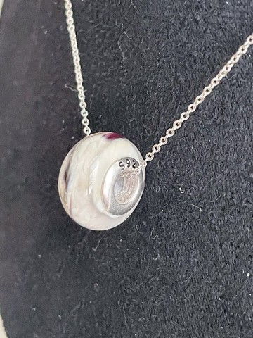 毛髮造型骨灰琉璃項鍊-客製化