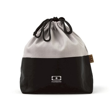 法國 monbento 便當束口袋 橡木玄黑