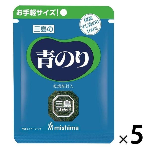 三島食品三島食品 青のり 国産すじ青のり100％ 1.3g 1セット（5個）ふりかけ