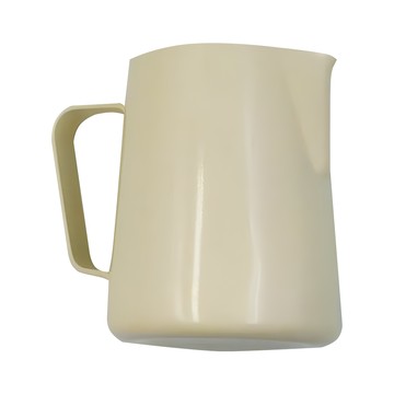 304不鏽鋼經典款 350mL 白色 咖啡拉花杯  1個