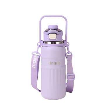 drink 316不鏽鋼手柄背帶保溫杯1000ml