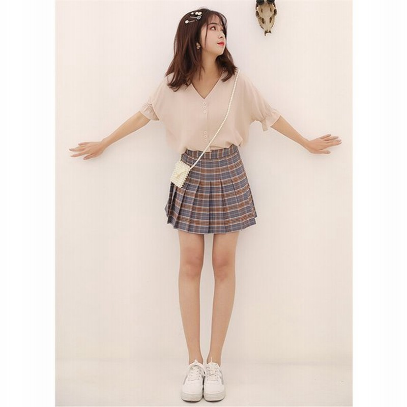 幸せな休暇 韓国ファッション Chic気質 カジュアル 単体ボタン Sweet系 五分袖 シャツ 通販 Lineポイント最大0 5 Get Lineショッピング