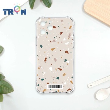 TRON IPhone 11 PRO 彩色幾何小磨石子B款 四角防摔載具殼 軟殼 手機殼